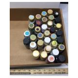 ASSORTED ACRILIC PAINTS W/ARTISTS PAINT CANVAS ASSORTED ACRILIC PAINTS W/ARTISTS PAINT CANVAS