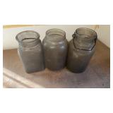 3- OLD GALLON JARS