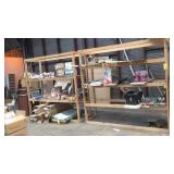 (2) 2x4 FRAMED SHELVING UNITS