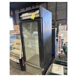 True upright reach in display cooler