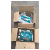 (2) BROOK CROMPTON BRAND 1HP ELECTRIC MOTORS