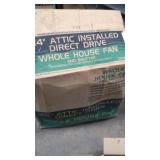 24in. ATTIC INSTALLED DIRECT DRIVE WHOLE HOUSE FAN