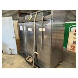 Norlake3 door reach in freezer, stainless steel