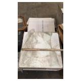 CEILING TILES 24" X 24" CLOCK, FLOOR SCRUBER PADS