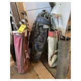 4 sets of Golf clubs
