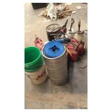 1in. COLLAPSABLE WATER HOSE, GAS CANS & LIN. OIL