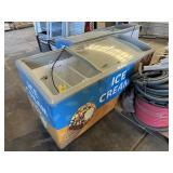 Chest type reach in freezer