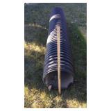 8 1/2ft.Lx1ft.RIBBED PLASTIC CULVERT