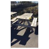 WOODEN PICNIC TABLE