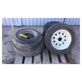 (5) ASSORTED TRAILER/VEHICLE TIRES & RIMS (ATG)