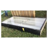 LIGHTED SIGN MEASURES 48" X 98"