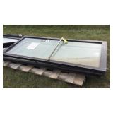 (3) GLASS COMMERCIAL DOORS (NO FRAME)