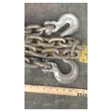 15 FOOT LOGGING CHAIN WITH HOOKS