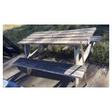 WOODEN PICNIC TABLE