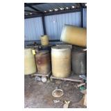 (28) USED PLASTIC BARRELS/DRUMS