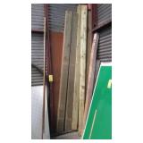 (5) GREEN TREATED 6x6 by 10ft. WOODEN POSTS