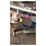 Roof coating, ceramic tile, vinyl flooring