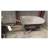 METAL WHEELBARROW