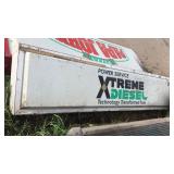 XTREME DIESEL SIGN MEASURES 22" T X 98"W X  8"D