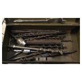 DRILL BITS, PIPE WRENCHES, SHOE HORN, RIVET TOOL &