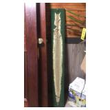 RATTLE SNAKE SKIN MEASURES 53.5" LONG