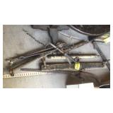 DOUBLE TREE, SINGLE TREE, SCALE, NAIL PULLER &