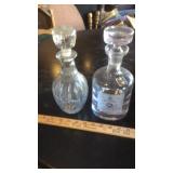 DECANTERS, NUT CRACKERS & TRAYS