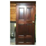 AFRICAN MAHOGANY WOOD DOORS MEASURES 36" X 80"