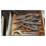 FILES, PIPE WRENCH & MISC. TOOLS