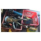 CURRY COMBS, FENCE INSOLATORS & MISC TOOLS