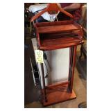 WOOD VALET, FILE CABINET & PAPER SHREDDER