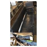 LEATHER SETTEE MEASURES 84" LONG