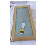 (3) GLASS ENTRY DOORS (NEAR NEW)