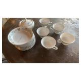 Vintage fine china brand tea cups & plates
