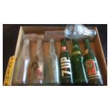 SODA BOTTLES, COKE GLASSES & MISC CUPS