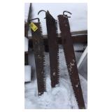 (3) ROUGH CUT BLADES