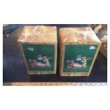 (2) ANGLE FIGURINE & TIGER DECOR