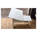 KIDS DESK, DESK MATT & TREE W/ LIGHTS