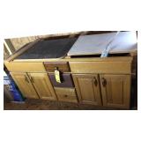 VANITY CABINETS MEASURES 60"W X 21"D X 32"T