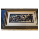 ABI FRAMED PRINT MEASURES 30"W X 18"T