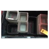 Cold bar, food containers