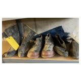 UMBRELLA & RUBBER SHOE SLIP OVERS (Sz. Lrg./11/?)