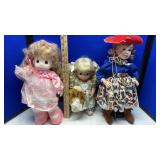 (2) PRECIOUS MOMENTS DOLLS, ASHTON DRAKE &