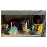 WICKER BASKETS, PLANT POTS & SCREEN DOOR PARTS