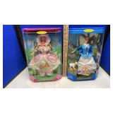(4) BARBIES, LITTLE BOPEEP, CURIOUS GEORGE,