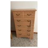 FIVE DRAWER DRESSER MEASURES 33" W X 18"D X 48"T