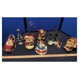 CHRISTMAS WATER GLOBE, MUSIC BOXES, CANDLES &