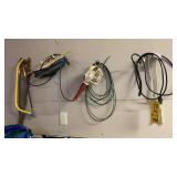 TROUBLE LIGHT, WOOD SAWS & EXTENSION CORD