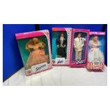 (4) WEDDING DAY KEN, WEDDING DAY BARBIE, CRYSTAL