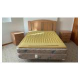 QUEEN SIZE BED W/ COLEMAN MATRESS